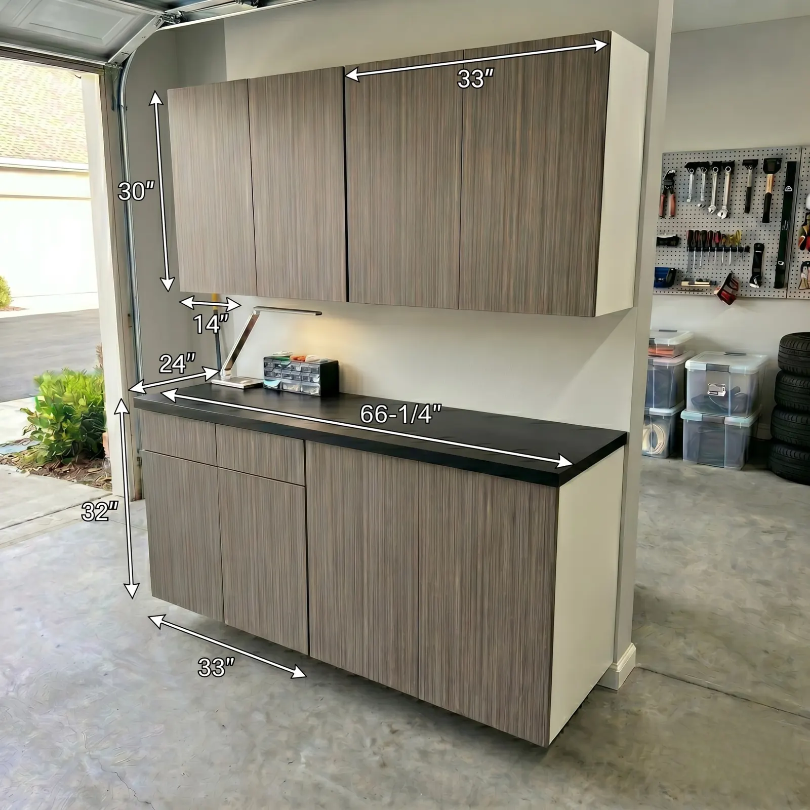 Prefabricated cabinetry in stock for local pickup delivery and installation